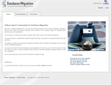 Tablet Screenshot of databasemigrate.com